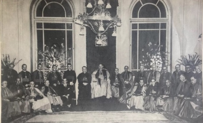 Santiago de Chile sede del VII Congreso eucarístico nacional en sus festividades de su IV centenario 6 al 9 de noviembre de 1941